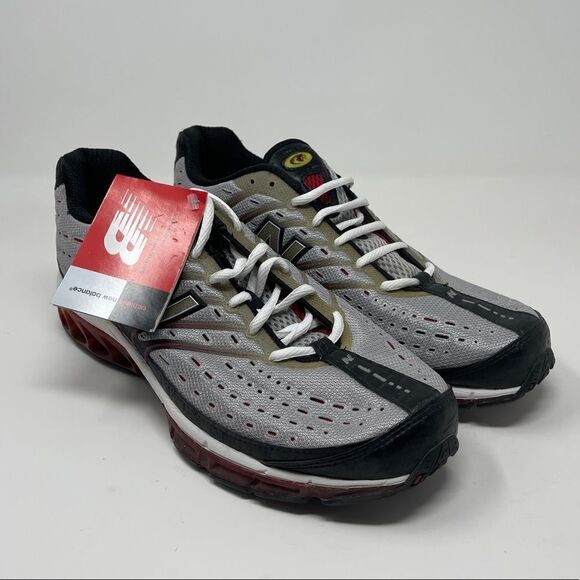 NWT New Balance 8507 MR8507BS Silver Gray Blue Zip Running Shoes Men's Size 11 D - Picture 1 of 10